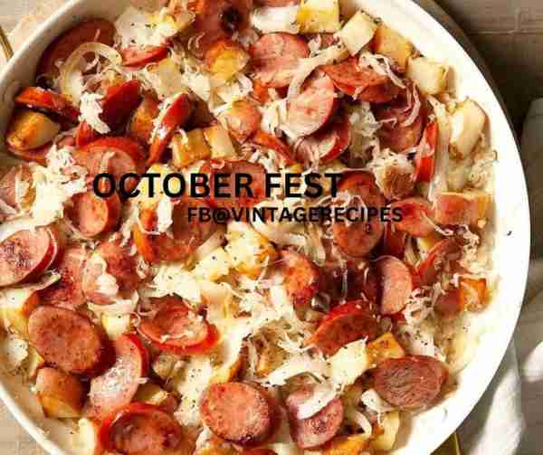 You can use any type of sausage,, keilbsa, or hotdog that you like. OCTOBER FEST 2 lb. Kraut (well...