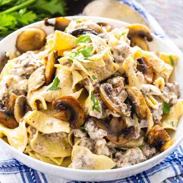 Ground Beef Stroganoff is a budget-friendly way to eat Beef Stroganoff. The whole family will enjoy...
