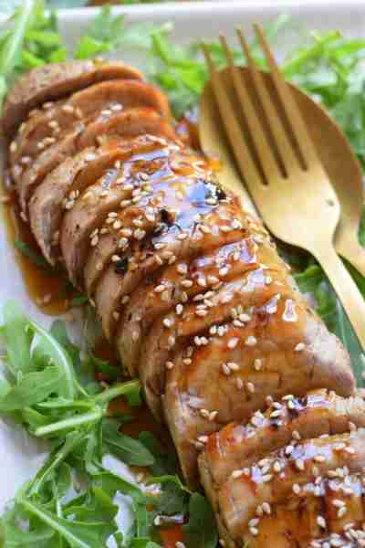Soy Glazed Pork Tenderloin is a delicious dish made in under an hour and is great for family dinners...
