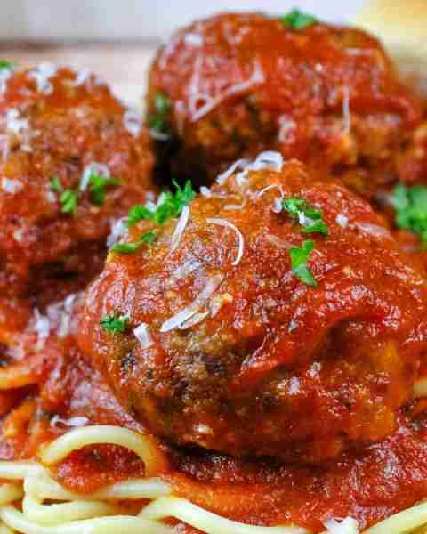 "My grandma gave me this Italian meatball recipe years ago. I keep them stocked up in the freezer an...
