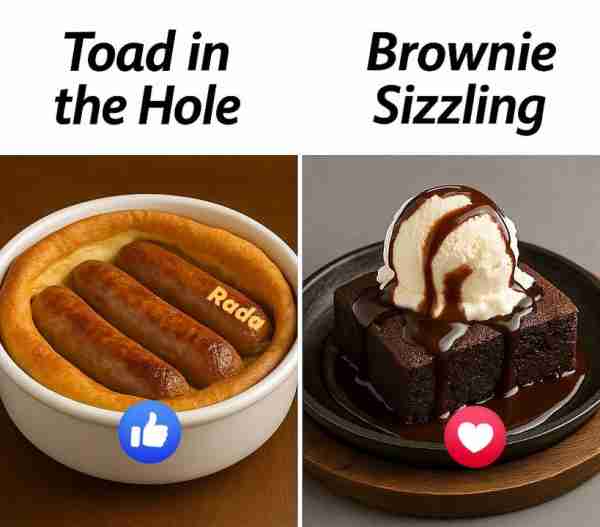 🌭🥧 Toad in the Hole Toad in the Hole is a traditional British dish made of sausages baked in golde...