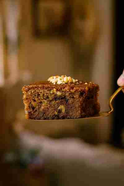 Moist, fragrant, and full of walnuts—this is Greek Karydopita. 🍰 Every bite is soaked with sweet sy...