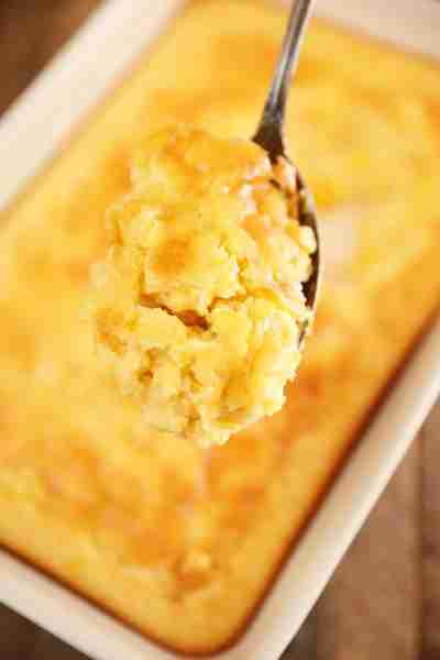 This Sweet Corn Spoon Bread is a perfect, quick and easy side dish recipe for your Thanksgiving menu...