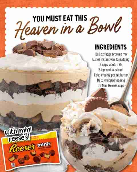 Layers of chocolate, pudding, whipped cream, and more = pure heaven in a bowl 😍🥄 Ingredients 18.3...