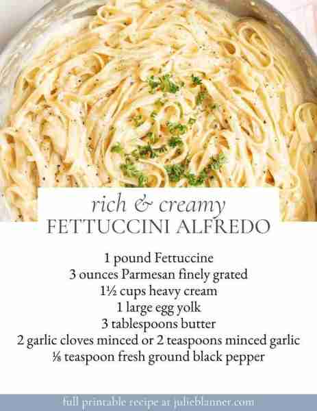 Luxuriously creamy Fettuccine Alfredo is made from start to finish in less than 15 minutes with just...