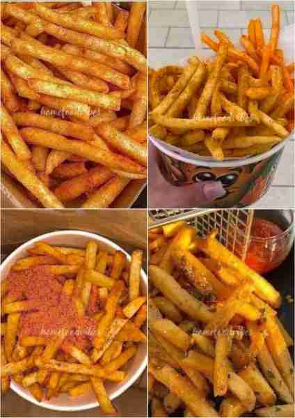 Hot, tasty, and crispy french fries