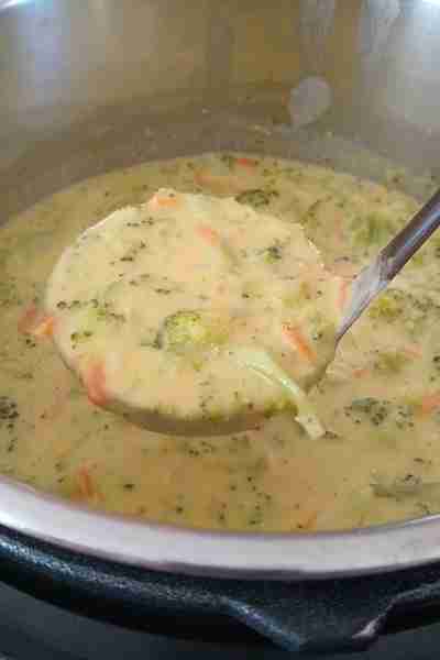 This Broccoli Cheddar Soup is an easy one-pot recipe ready in under 30 minutes and is better than an...