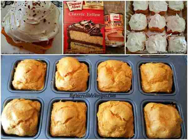 2 Ingredient Pumpkin Cupcakes! 🧡🍂 No one would believe you if you told them how easy they are to m...