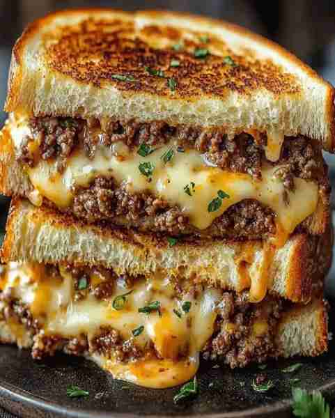 Ultimate Cheesy Ground Beef Melt Ingredients 1 lb ground beef 1 small onion, finely chopped 2 cloves...