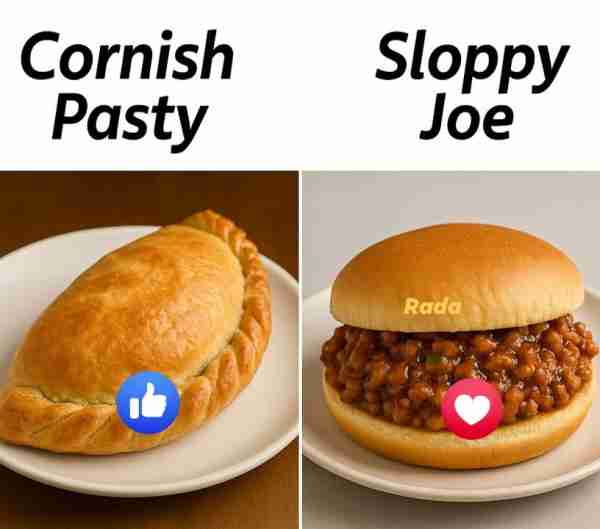🥟🥔 Cornish Pasty A Cornish pasty is a classic British pastry filled with beef, potatoes, onions, a...