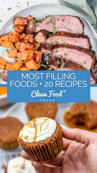 Most Filling Foods Plus 20 Recipes Whole, unprocessed foods high in protein, fiber, and healthy fat...