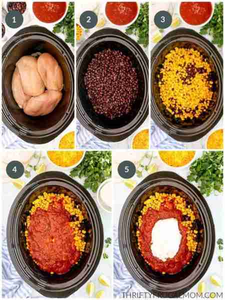 Easy Creamy Crockpot Mexican Chicken Ingredients 2.5 lb. boneless skinless chicken breast or thighs...