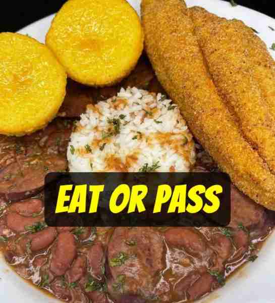 Fried Catfish with Red Beans & Rice YAY OR NAY! Ingredients: For the Fried Catfish: 4 catfish fillet...