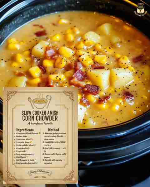 🥕 Potatoes, corn, carrots, cream… all slow-simmered into the creamiest chowder. It’s budget-friendl...