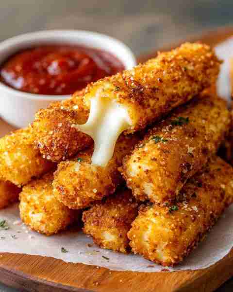 Crispy shell. Melty cheese. These mozzarella sticks are ready in 20 minutes and guaranteed to disapp...