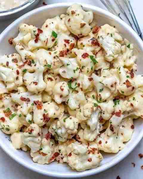 Roasted Cauli N’ Cheese - Creamy and Delicious comfort food with WAY less carbohydrates than traditi...