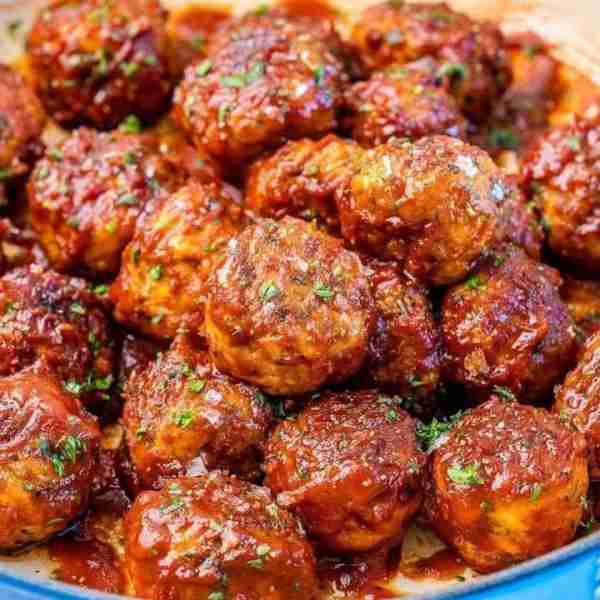BBQ Chicken Meatballs are just REALLY, REALLY Good!
