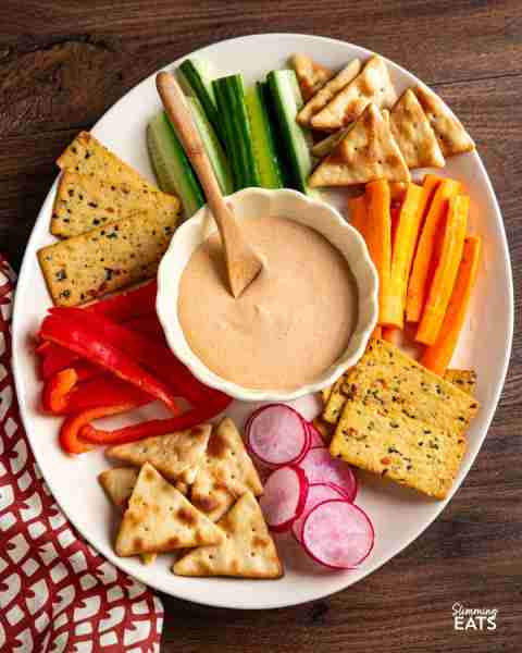 https://www.slimmingeats.com/blog/honey-sriracha-yoghurt-dip Sweet, spicy, and irresistibly creamy,...