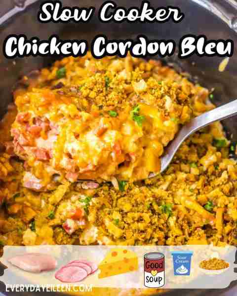 Slow Cooker Chicken Cordon Bleu All the classic flavors of Cordon Bleu made easy in the slow cooker....