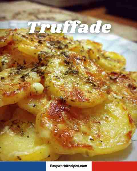 🥔🧀🇫🇷 Truffade A rustic dish from Auvergne made with potatoes and melted cheese. Crispy, golden, an...