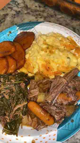 Made Pot Roast Mac And Cheese Cornbread ! I love this quick & easy recipe and it’s a treat for Begin...