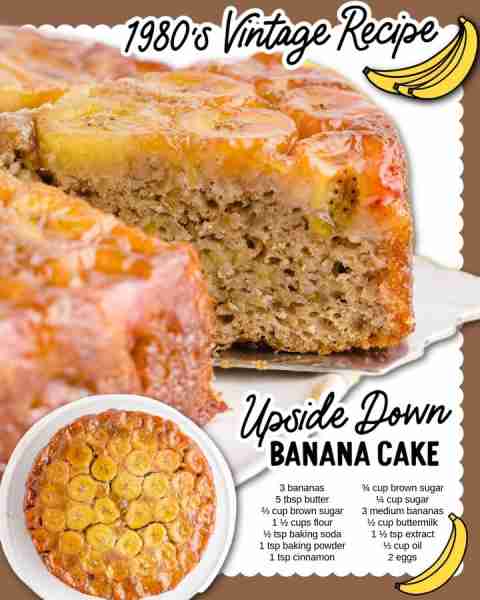 Golden caramelized bananas + soft cake = a dessert you’ll want on repeat 🍌🍯 Ingredients Topping ⅔...