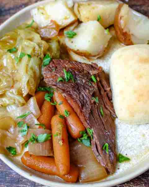 "I always loved my mom's pot roast. She would cook it all afternoon, and the house would smell so go...