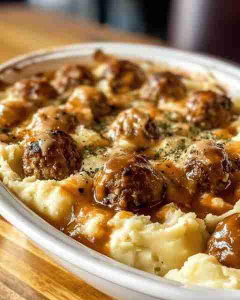 Most people won’t think of meatballs when they want comfort food… but I promise, these hit like a wa...