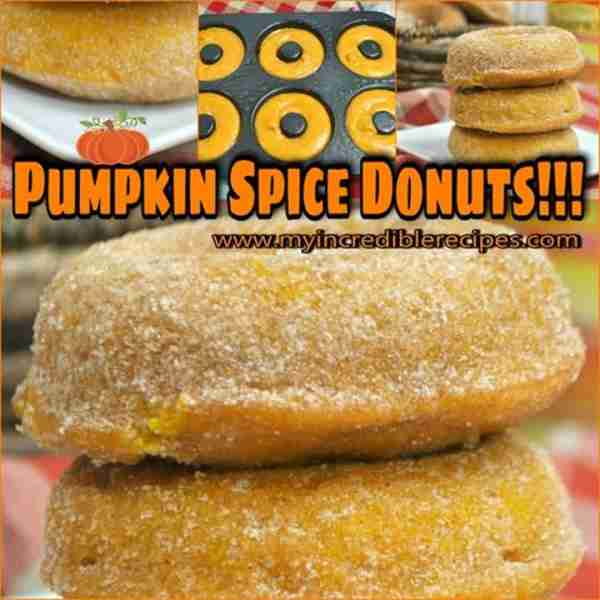 Pumpkin Spice Donuts! 🧡🎃 They're the Best thing about Fall Baking! 🍩 Soft & Delicious! 🧡 Recipe...