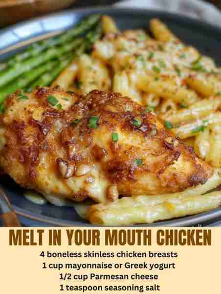 MELT IN YOUR MOUTH CHICKEN Full recipe 👇💬