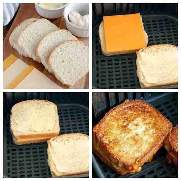 The best Air Fryer Grilled Cheese recipe is easy to make, has the perfect texture, and only takes 10...