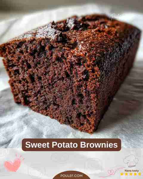 🍫🍠 Brownies that are fudgy, rich, and secretly healthy? These sweet potato brownies need just 5 in...