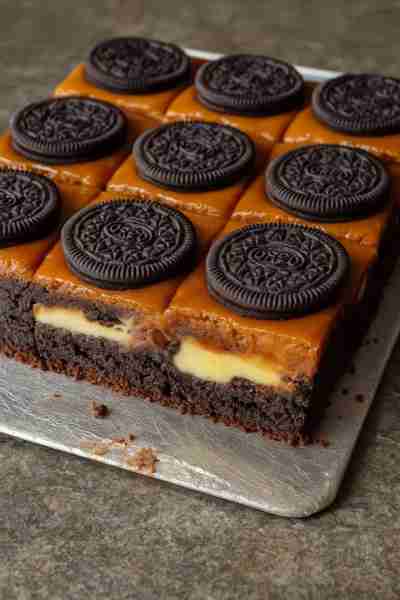 Oreo Layered Halloween Brownies Introduction This deesviral recipe makes Halloween dessert extra spe...