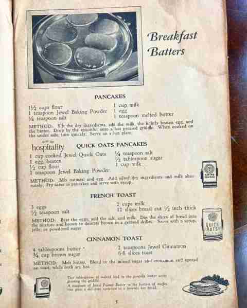 🥞 Get back to basics with these classic breakfast recipes. From Mary Dunbar's New Cook Book, direct...