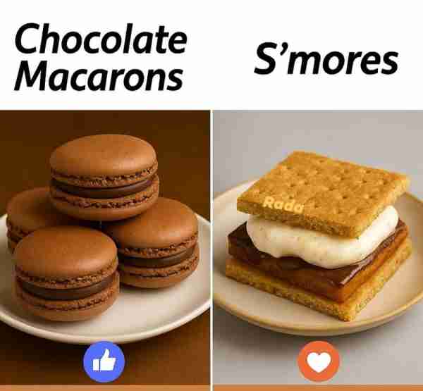 🍫🥮 Chocolate Macarons Chocolate macarons are delicate French cookies made with almond flour shells...