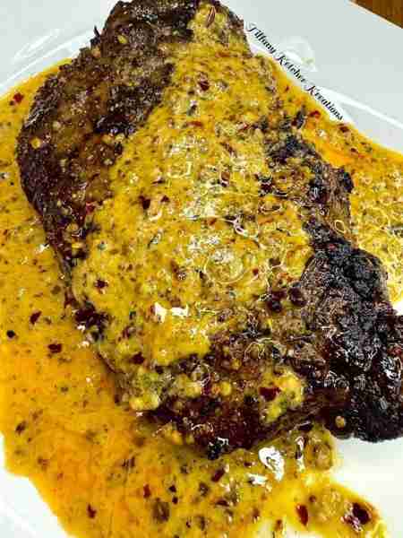 COWBOY BUTTER RECIPE: 8 tbsp butter, unsalted 2 tbsp lemon juice 3 cloves minced garlic 1 tbsp Dijon...