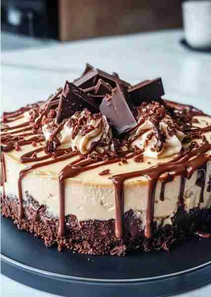 🍫 𝑪𝒂𝒓𝒂𝒎𝒆𝒍 𝑩𝒓𝒐𝒘𝒏𝒊𝒆 𝑪𝒉𝒆𝒆𝒔𝒆𝒄𝒂𝒌𝒆 - 𝒂 𝒅𝒆𝒄𝒂𝒅𝒆𝒏𝒕 𝒅𝒆𝒔𝒔𝒆𝒓𝒕 𝒕𝒉𝒂𝒕 𝒄𝒐𝒎𝒃𝒊𝒏𝒆𝒔 𝒓𝒊𝒄𝒉 𝒃𝒓𝒐𝒘𝒏𝒊𝒆, 𝒄𝒓𝒆𝒂𝒎𝒚 𝒄𝒉𝒆𝒆𝒔𝒆𝒄𝒂𝒌𝒆, 𝒂𝒏...