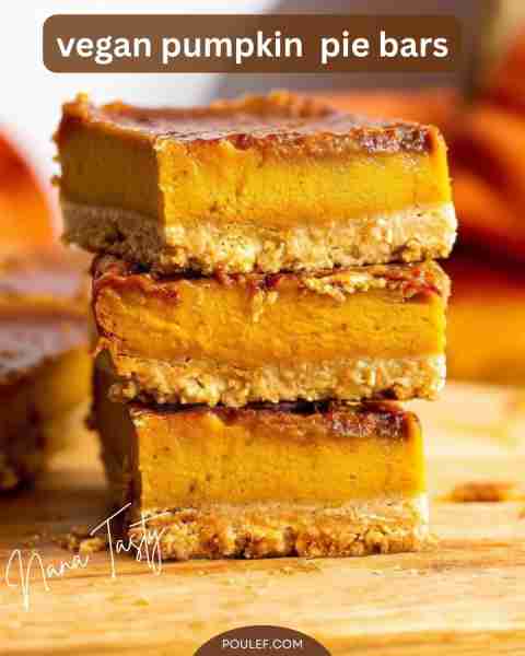 Easy to throw together, these vegan pumpkin 🎃 pie bars are perfect for when you don’t want to make...