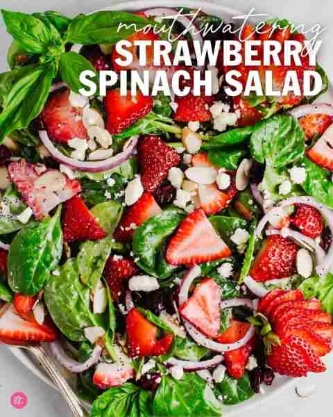 REVIEW: "This is the prettiest and most delicious version of strawberry salad! The dressing matches...