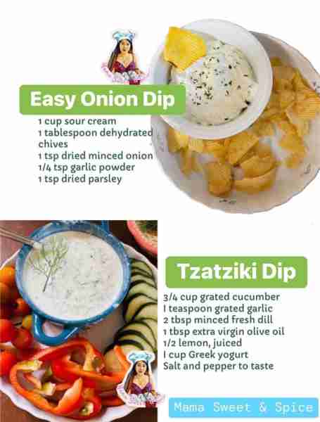 So easy to make Creamy and delicious dip! Homemade dips are fresh, flavorful, and ready in few minut...
