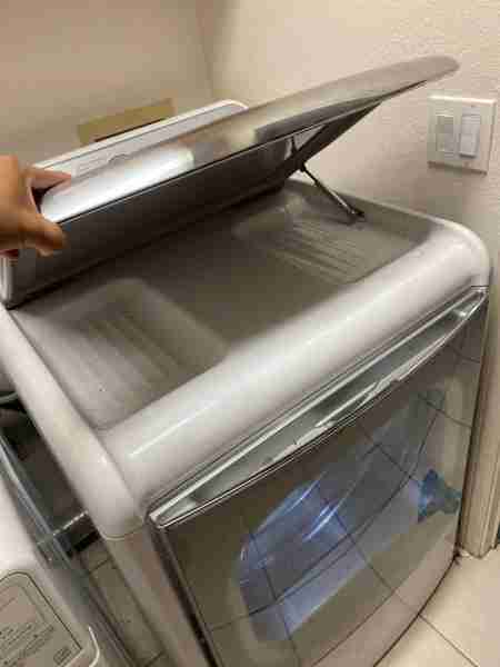 What is this top thing for? I have this LG Dryer and I need to know what is this for?