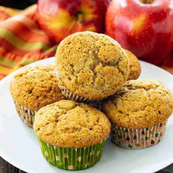 Apple Butter Muffins are flavored with apple butter and fall spices. So much flavor in these easy to...