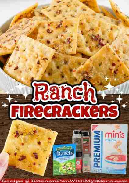Alabama RANCH FIRE CRACKERS - these are So Good! 🔥😍 1 box mini saltine crackers 1/2 cup oil 2 tabl...
