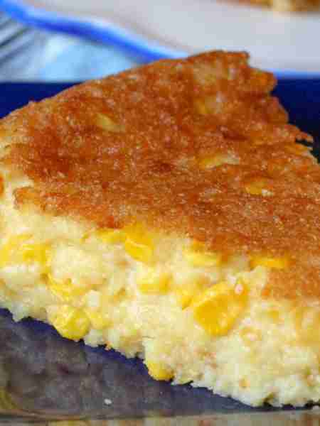 There's nothing better than corn casserole homemade in a cast iron skillet 😍