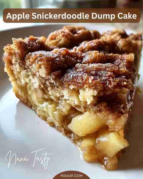 Apple Snickerdoodle Dump Cake INGREDIENTS 1 box snickerdoodle cake mix 2 cans 21 oz each apple pie...