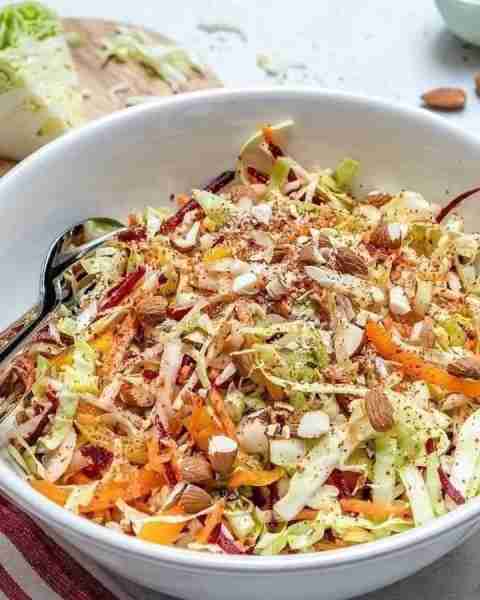 This Asian Inspired Salad could convert most salad-goers over to eating cabbage EVERY SINGLE DAY. I...