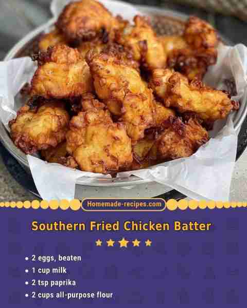 🍗 Southern Fried Chicken Batter 🍗 Crispy, golden, and full of flavor—perfect for that classic Sout...