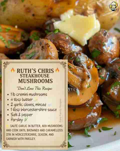 The first time I had these mushrooms at Ruth’s Chris, I thought, “I’ll never be able to make these a...