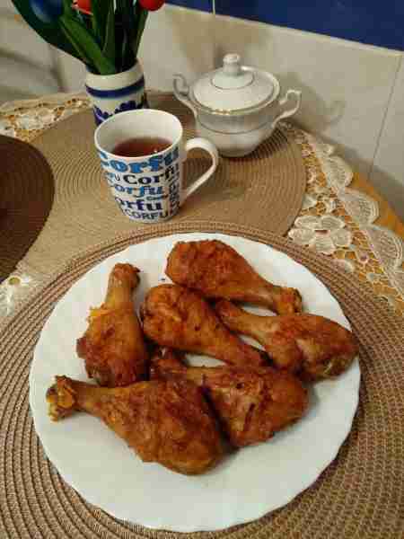 Air fryer buffalo chicken drumsticks are so tender that the meat practically falls off the bone beca...