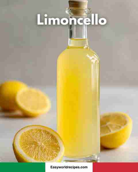 Limoncello — Italian drink recipe below 🍋🇮🇹